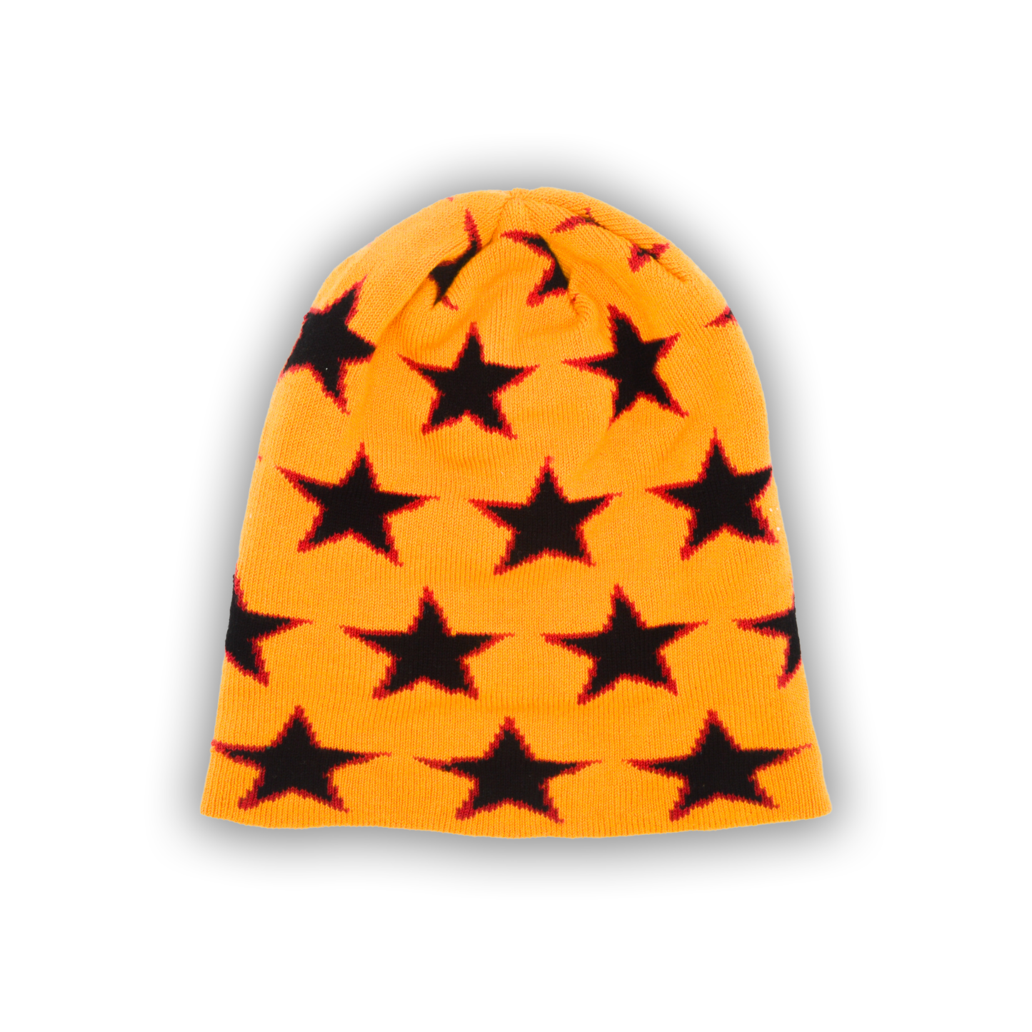 Black Star Beanie - Yellow